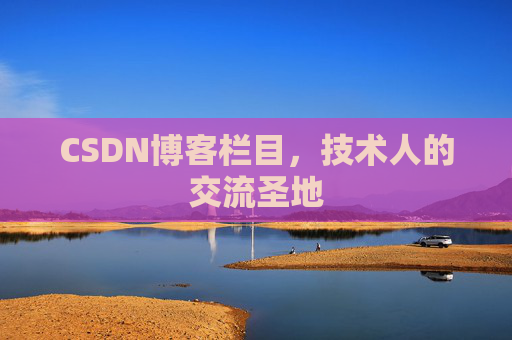 CSDN博客栏目，技术人的交流圣地